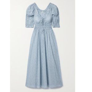 ISCHIA DRESS -- BLUEBELL HILLSIDE BLOOM | Size Small